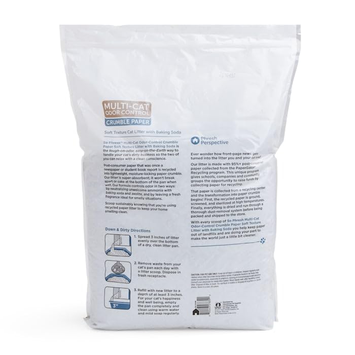 So Phresh Odor Control Paper Litter for Multi-Cats