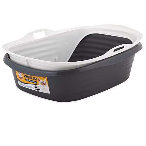USA-Made Arm & Hammer Rimmed Cat Litter Box