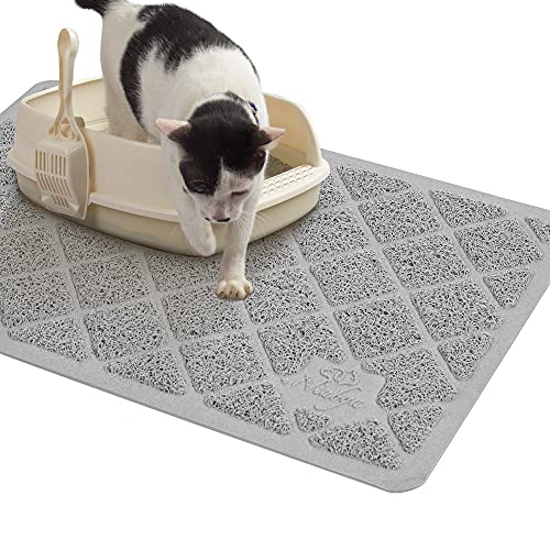 Niubya Premium Cat Litter Mat with Non-Slip Backing