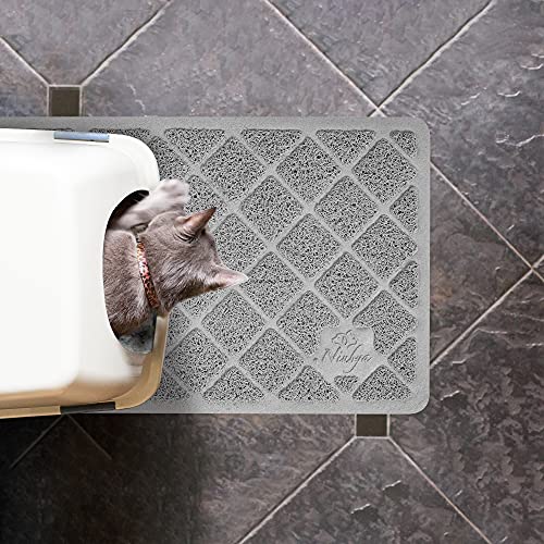 Niubya Premium Cat Litter Mat with Non-Slip Backing