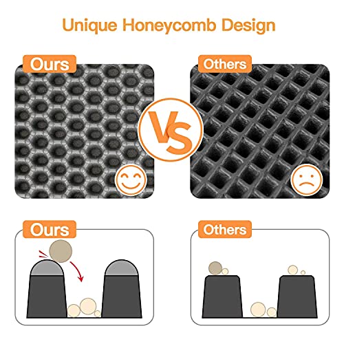 Conlun Cat Litter Mat: Honeycomb Design, Urine/Water Proof