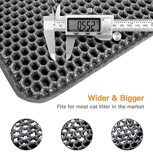 Conlun Cat Litter Mat: Honeycomb Design, Urine/Water Proof