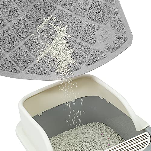 Niubya Premium Cat Litter Mat with Non-Slip Backing