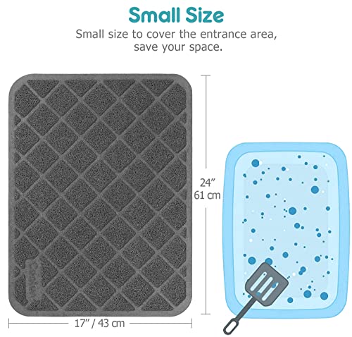 Conlun Durable PVC Cat Litter Trapping Mat, 24" x 17