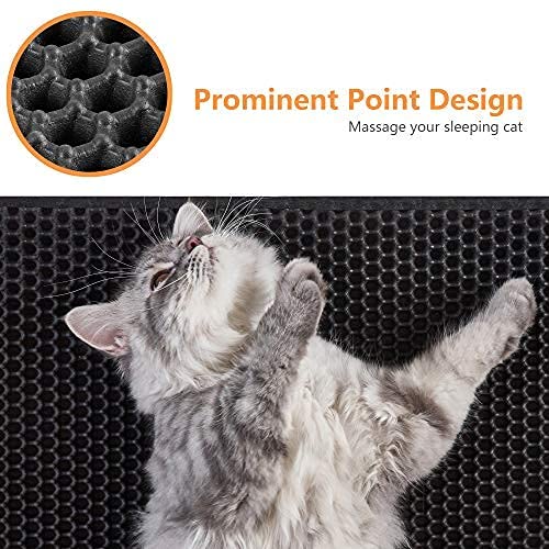 Conlun Cat Litter Mat: Honeycomb Design, Urine/Water Proof