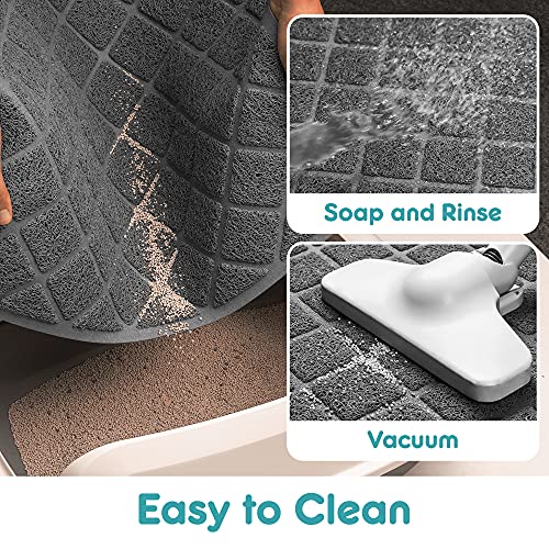 Conlun Durable PVC Cat Litter Trapping Mat, 24" x 17