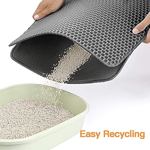 Conlun Cat Litter Mat: Honeycomb Design, Urine/Water Proof