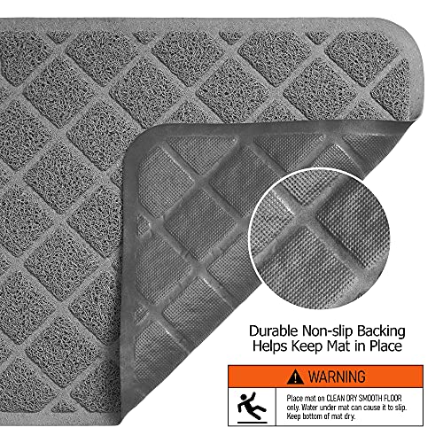 Conlun Durable PVC Cat Litter Trapping Mat, 24" x 17