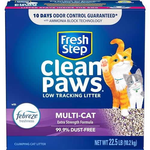 Fresh Step Clean Paws Scented Clumping Cat Litter