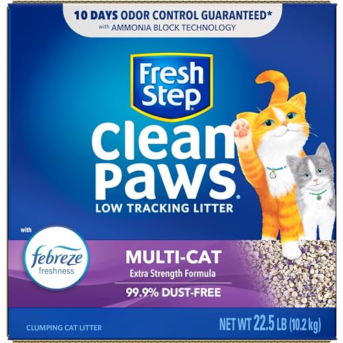 Fresh Step Clean Paws Scented Clumping Cat Litter