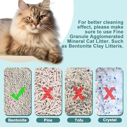 LED Self-Cleaning Cat Litter Box, Superior Odor Control