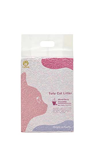 THFOPS Tofu Cat Litter, 100% Natural, Flushable, 6 lbs