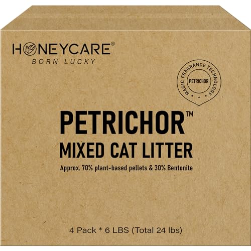 HONEY CARE Petrichor Mix Cat Litter I 24-lbs Value Pack
