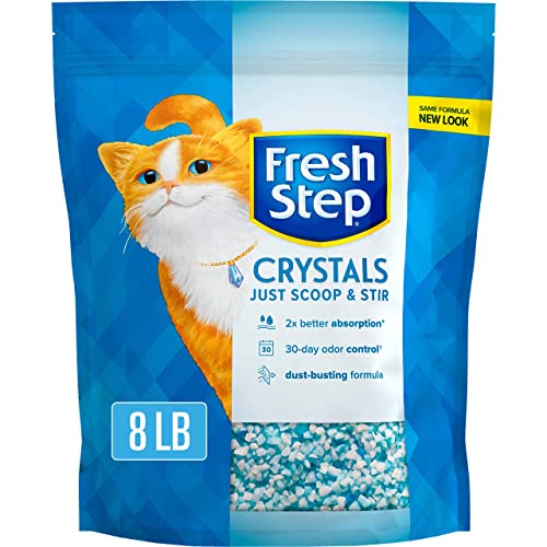 Fresh Step Crystal Scented Cat Litter, 7.3kg - Pack of 2