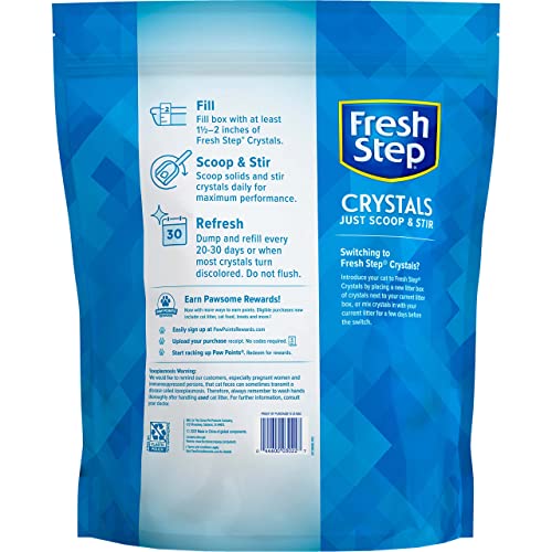 Fresh Step Crystal Scented Cat Litter, 7.3kg - Pack of 2