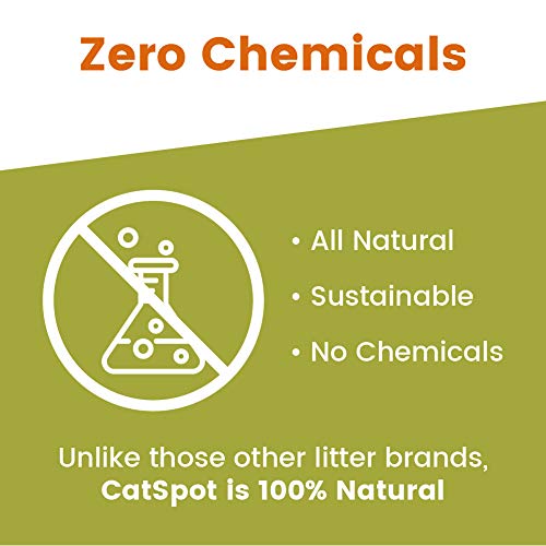 CatSpot Coconut All-Natural Organic Biodegradable Lightweight & Dust-Free