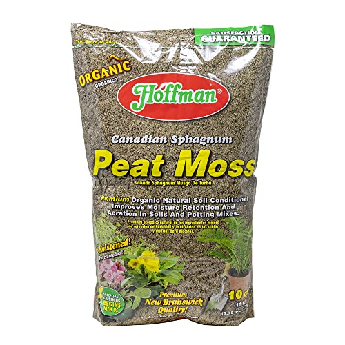 Hoffman 15503 Sphagnum Peat Moss, 10 Quarts