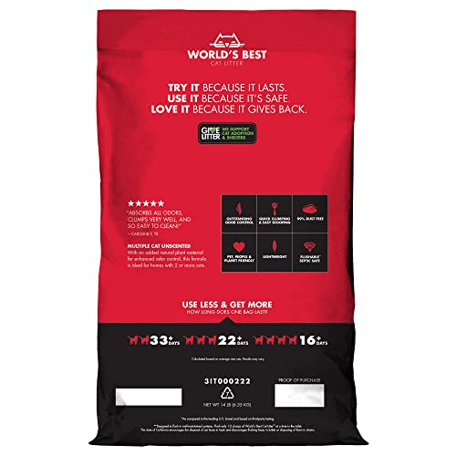Top-Rated Cat Litter for Multiple Cats, 14 lbs