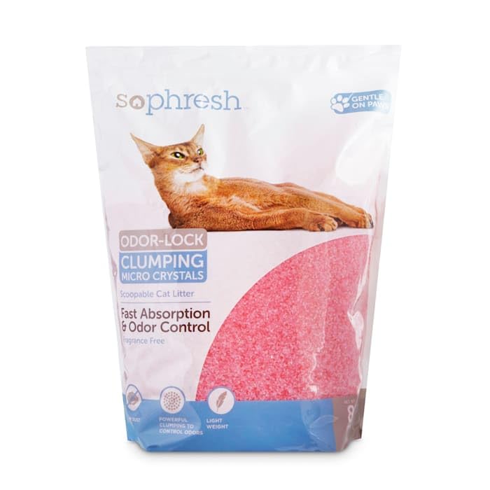 Petco So Phresh Odor-Lock Pink Crystal Cat Litter