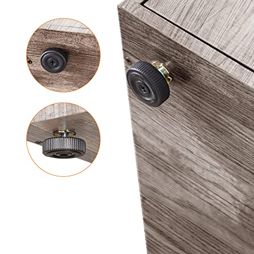 Heybly Wood Cat Tree with Litter Box Enclosure