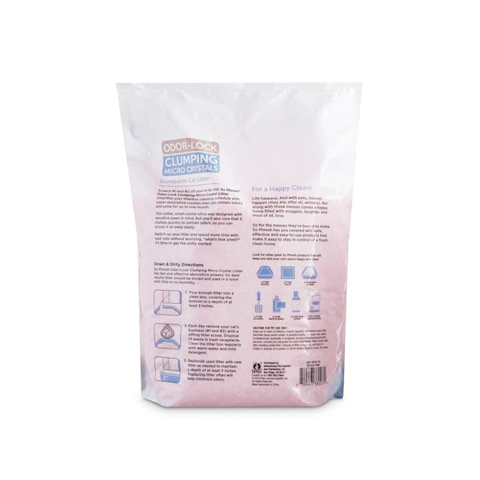 Petco So Phresh Odor-Lock Pink Crystal Cat Litter