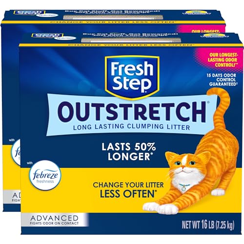 Fresh Step Outstretch Advanced Clumping Cat Litter, 32lb