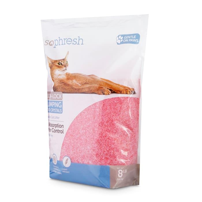 Petco So Phresh Odor-Lock Pink Crystal Cat Litter