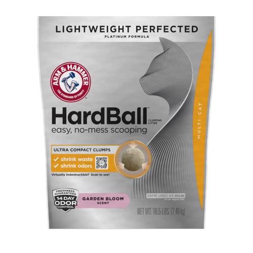 ARM & HAMMER Lightweight Platinum Multi-Cat Clumping Cat Litter