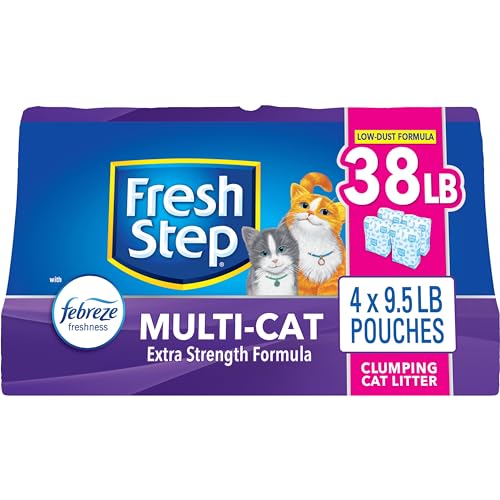 Fresh Step Febreze Clumping Cat Litter, 38 lbs