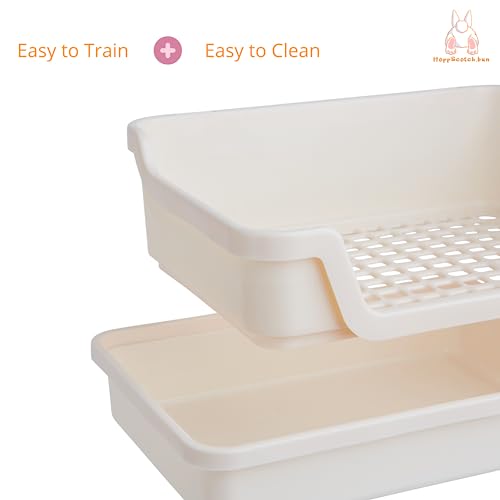 HoppScotch.bun Deluxe Rabbit Litter Box: Large, Safe, Easy