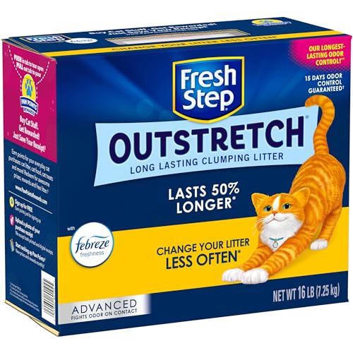Fresh Step Outstretch Advanced Clumping Cat Litter, 32lb