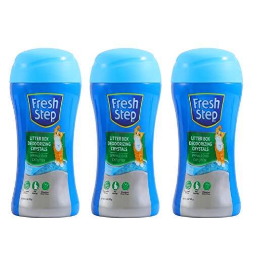 Fresh Step Cat Litter Crystals, Fresh Scent, 3-Pack