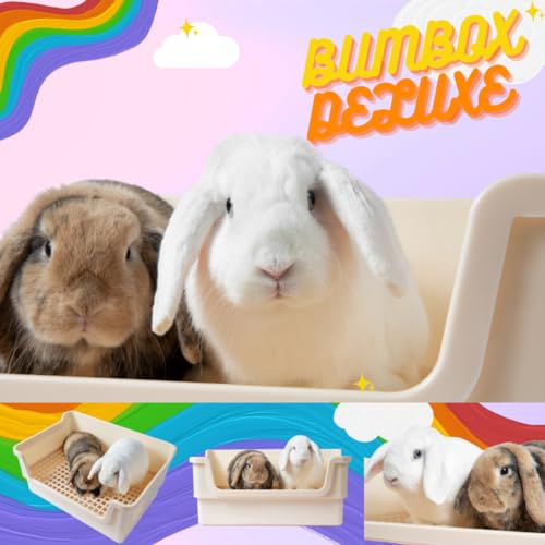 HoppScotch.bun Deluxe Rabbit Litter Box: Large, Safe, Easy