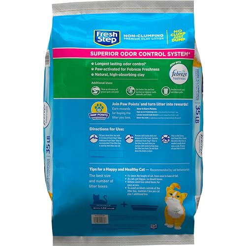 35 lb Fresh Step Premium Cat Litter - Scented