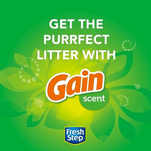 Febreze Gain Scent Clumping Cat Litter, Activated Charcoal, 14 lb