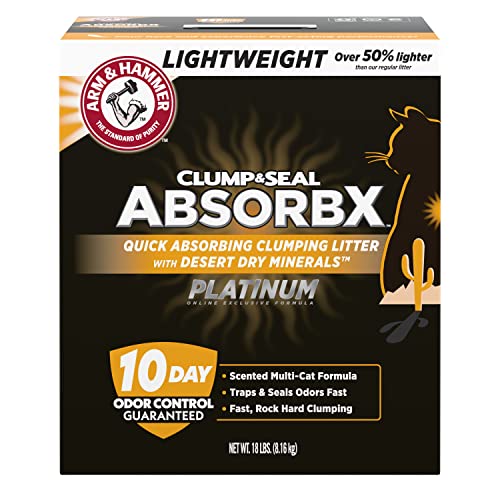 ARM & HAMMER Clump & Seal AbsorbX Cat Litter