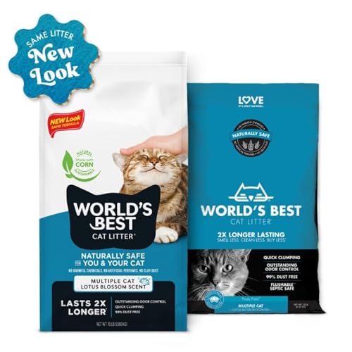 Lotus Blossom Scented Cat Litter 15lb - Multi-Cat