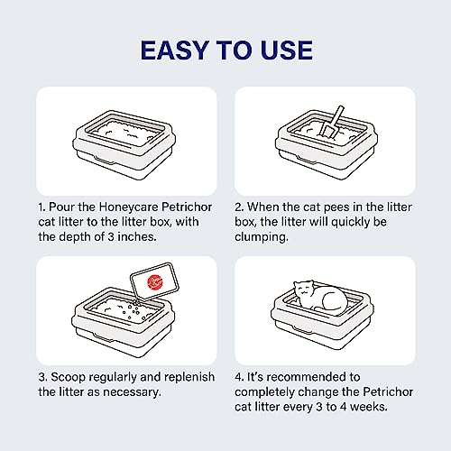 HONEY CARE Petrichor Mix Cat Litter I 24-lbs Value Pack