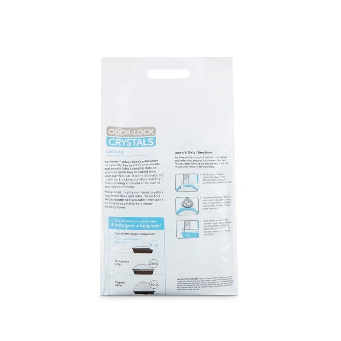 15 lb So Phresh Crystal Cat Litter, Odor-Lock Tech