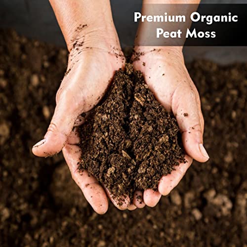 Organic Peat Moss for Potted Plants & Seed Starting