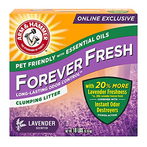 Arm & Hammer Lavender Clumping Litter 18lb, MultiCat