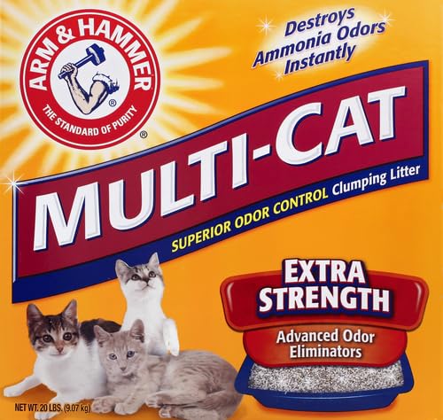 Arm & Hammer MultiCat Clumping Litter, Scented 20lb Box