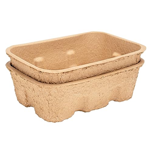 Jumbo 2-Pack Heavy Duty Cat Litter Box Eco-Friendly