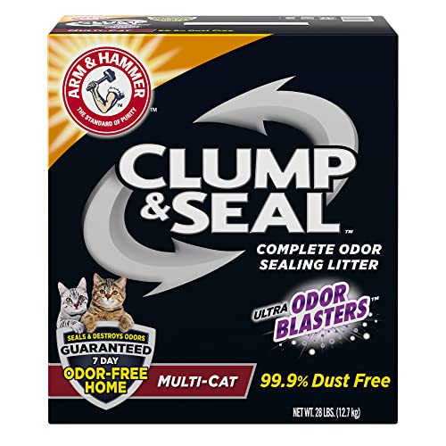 Arm & Hammer Clump & Seal Multi-Cat Litter 28lb
