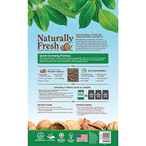 Naturally Fresh Quick-Clumping Walnut-Based Cat Litter, Unscented