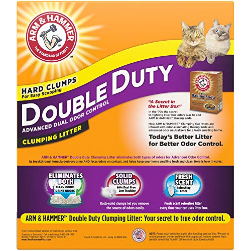 Arm & Hammer Double Duty Clumping Cat Litter 40lb