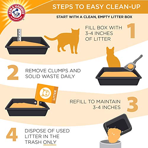 Arm & Hammer Double Duty Clumping Cat Litter 40lb