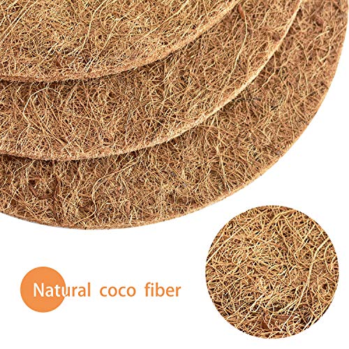 ZeeDix 3 Pcs Coconut Fiber Tree Ring Mats