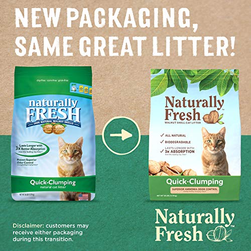 Naturally Fresh Quick-Clumping Walnut-Based Cat Litter, Unscented