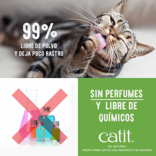 Catit Natural Wood Clumping Cat Litter 6.4 lb
